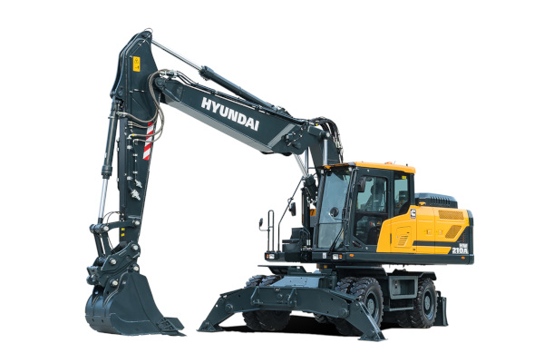 Hyundai | Wheeled Excavators | Model HW210A for sale at Cisco Equipment, Texas and New Mexico Hyundai | Wheeled Excavators | Model HW210A for sale at Cisco Equipment, Texas and New Mexico