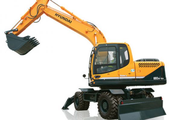 Hyundai | Wheeled Excavators | Model R180W-9A for sale at Cisco Equipment, Texas and New Mexico Hyundai | Wheeled Excavators | Model R180W-9A for sale at Cisco Equipment, Texas and New Mexico